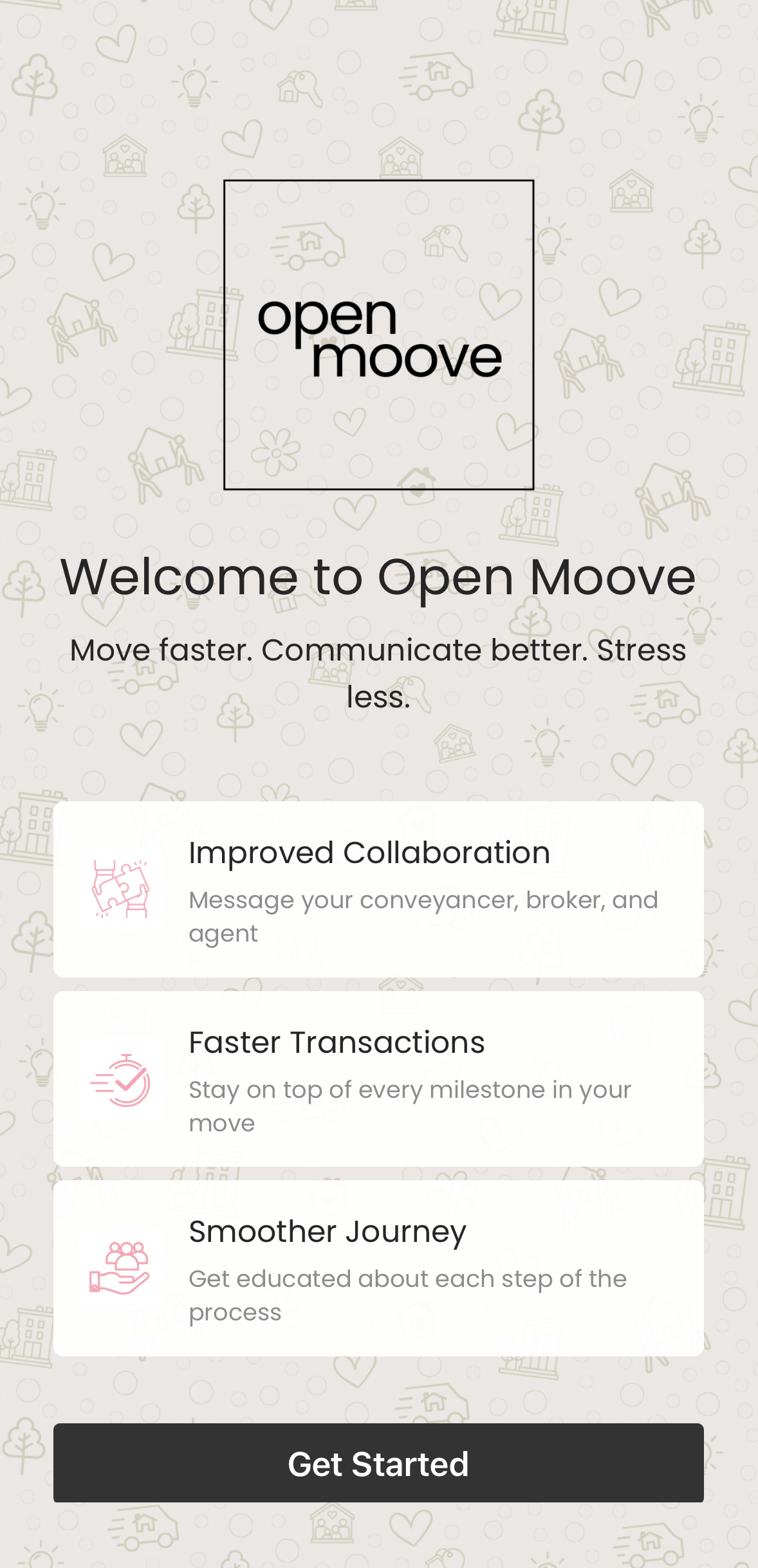 Open Moove App Screenshot